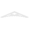 Ekena Millwork Pitch Wellington Architectural Grade PVC Gable Pediment, 60"W x 12 1/2"H x 1"P (5/12) GPP060X013X100WEL - alternate 5